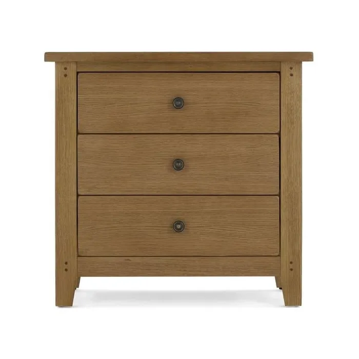 Blake 3 Drawer Chest - Oak | Murphy Furniture