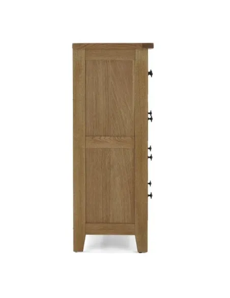 Blake 2 Over 3 Drawer Chest - Oak | Murphy Furniture