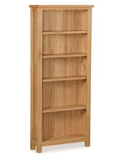 Astoria Lite Large Bookcase - Waxed Oak | Murphy Furniture