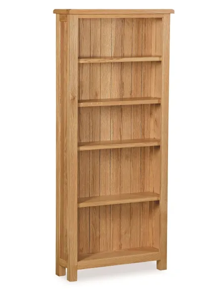 Astoria Lite Large Bookcase - Waxed Oak | Murphy Furniture