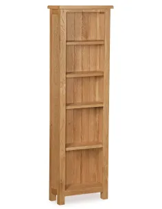 Astoria Lite Slim Bookcase - Waxed Oak | Murphy Furniture