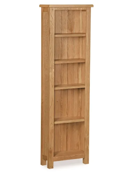 Astoria Lite Slim Bookcase - Waxed Oak | Murphy Furniture