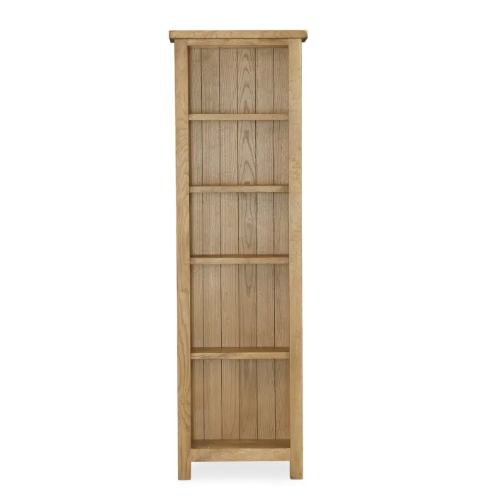 Astoria Lite Slim Bookcase - Waxed Oak | Murphy Furniture