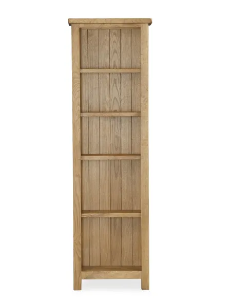 Astoria Lite Slim Bookcase - Waxed Oak | Murphy Furniture