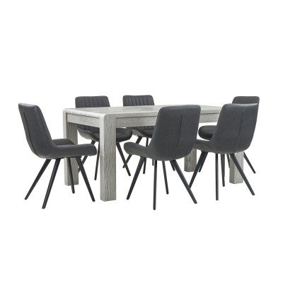 Tulip Extending Dining Table - Grey Stai | Murphy Furniture