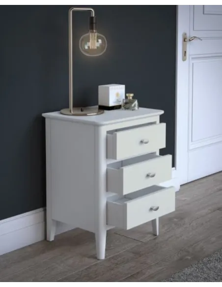 Ferndale Bedside Locker - White | Murphy Furniture