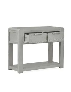 Tulip Console Table - Grey Stain Oak | Murphy Furniture 2