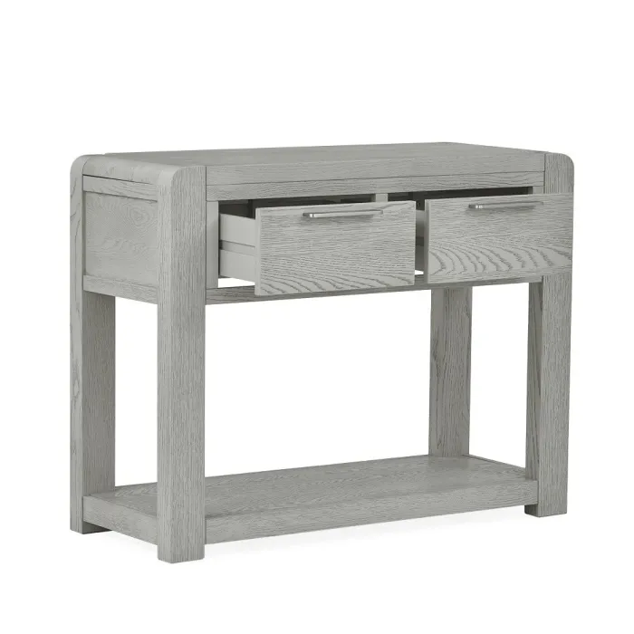 Tulip Console Table - Grey Stain Oak | Murphy Furniture