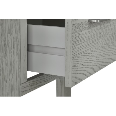 Tulip Console Table - Grey Stain Oak | Murphy Furniture