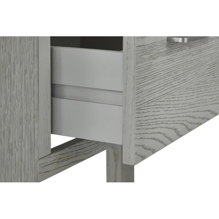 Tulip Console Table - Grey Stain Oak | Murphy Furniture