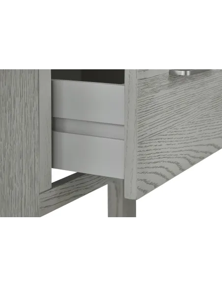 Tulip Console Table - Grey Stain Oak | Murphy Furniture