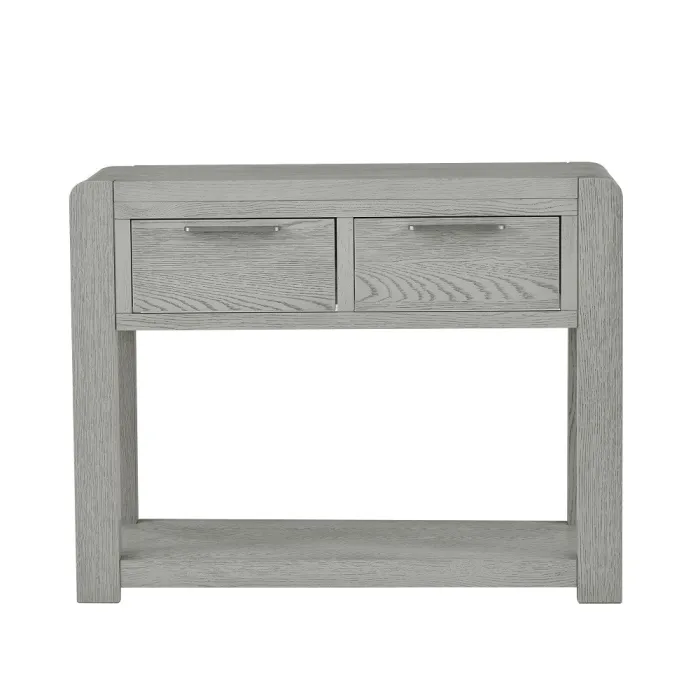 Tulip Console Table - Grey Stain Oak | Murphy Furniture