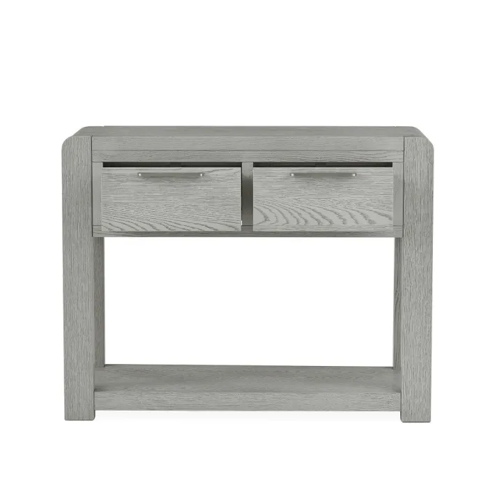 Tulip Console Table - Grey Stain Oak | Murphy Furniture