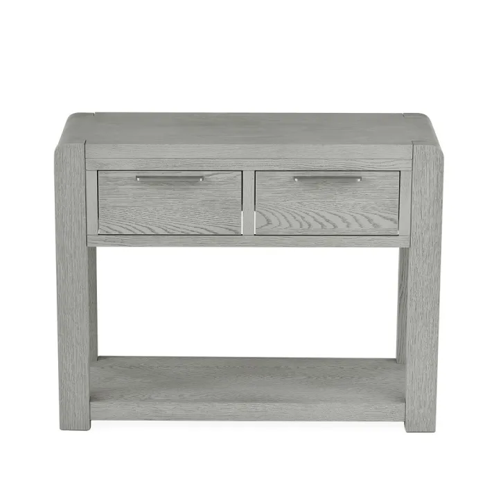 Tulip Console Table - Grey Stain Oak | Murphy Furniture