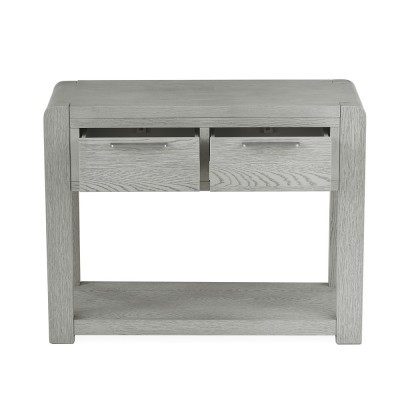 Tulip Console Table - Grey Stain Oak | Murphy Furniture