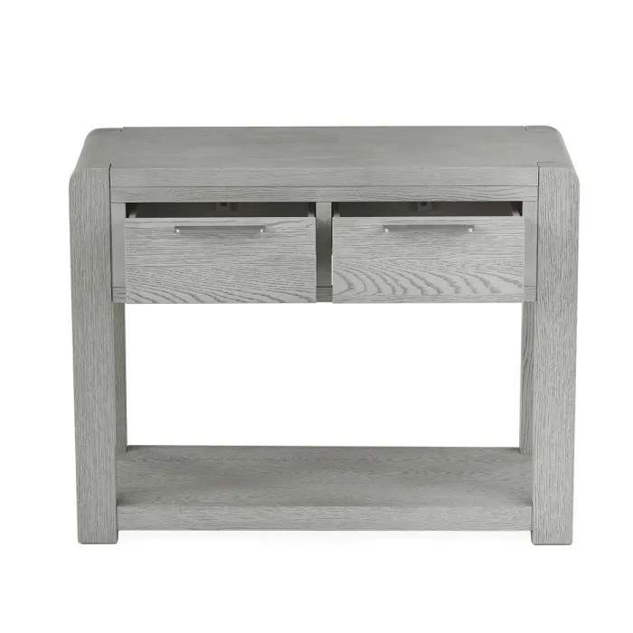 Tulip Console Table - Grey Stain Oak | Murphy Furniture