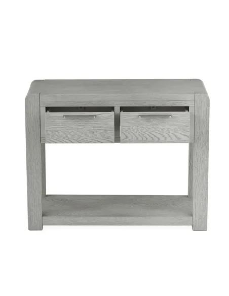 Tulip Console Table - Grey Stain Oak | Murphy Furniture