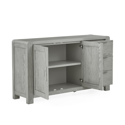 Tulip Large Sideboard  - Grey Stain Oak | Murphy Furniture