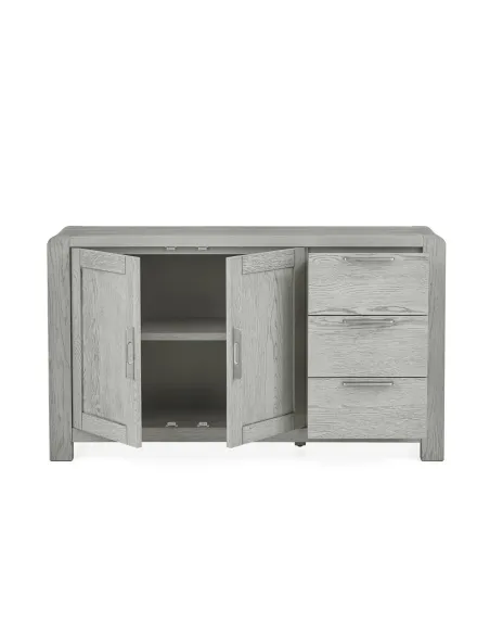 Tulip Large Sideboard  - Grey Stain Oak | Murphy Furniture