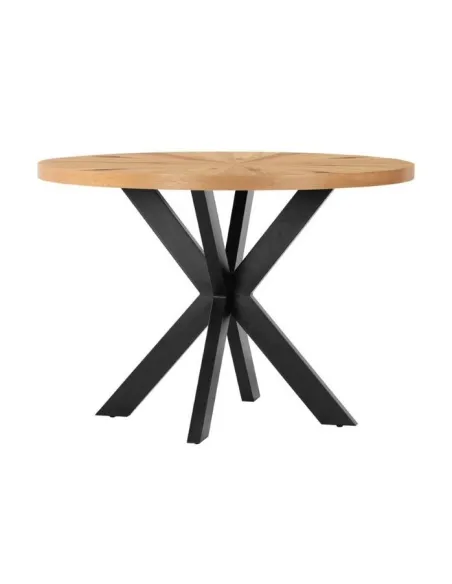 Century 1100 mm Round Dining Table - Oak | Murphy Furniture