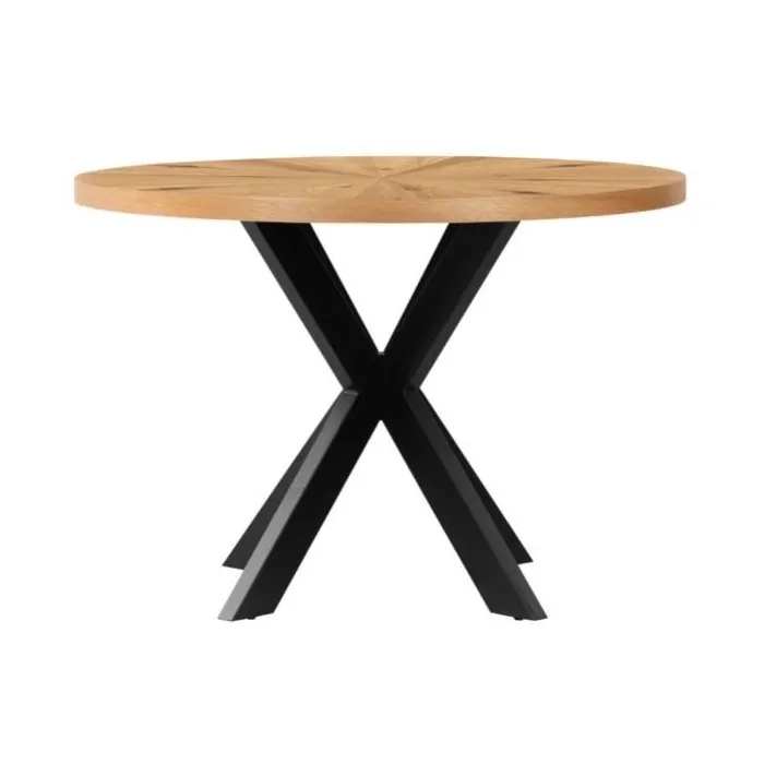 Century 1100 mm Round Dining Table - Oak | Murphy Furniture
