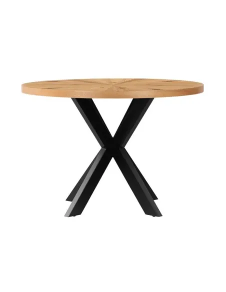 Century 1100 mm Round Dining Table - Oak | Murphy Furniture