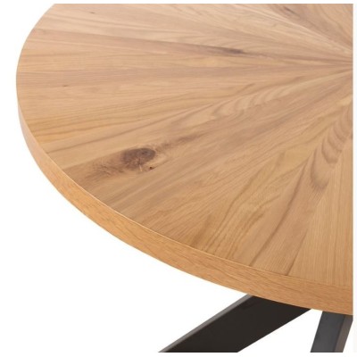 Century 1100 mm Round Dining Table - Oak | Murphy Furniture