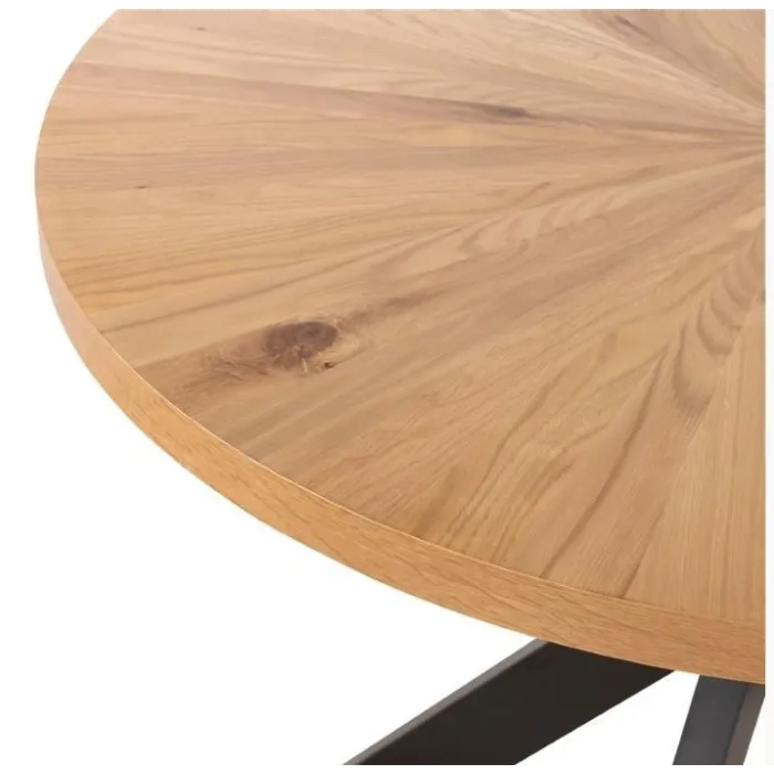 Century 1100 mm Round Dining Table - Oak | Murphy Furniture
