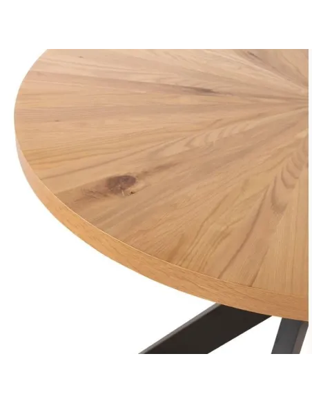 Century 1100 mm Round Dining Table - Oak | Murphy Furniture