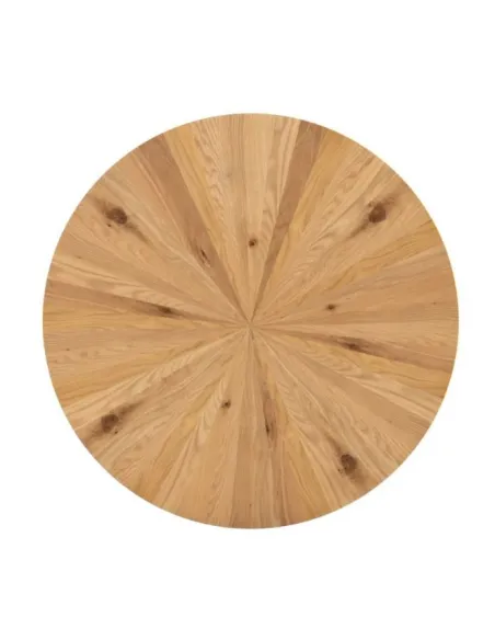 Century 1100 mm Round Dining Table - Oak | Murphy Furniture