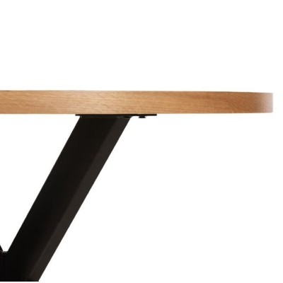 Century 1100 mm Round Dining Table - Oak | Murphy Furniture
