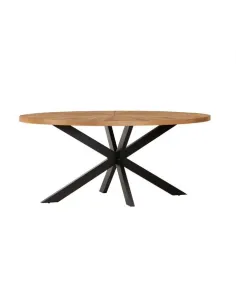 Century 1800 mm Oval Dining Table - Oak | Murphy Furniture