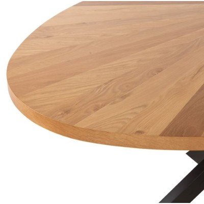 Century 1800 mm Oval Dining Table - Oak | Murphy Furniture