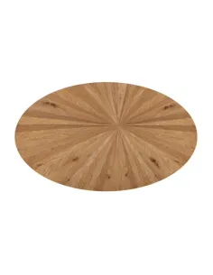 Century 1800 mm Oval Dining Table - Oak | Murphy Furniture 2