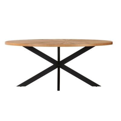 Century 1800 mm Oval Dining Table - Oak | Murphy Furniture