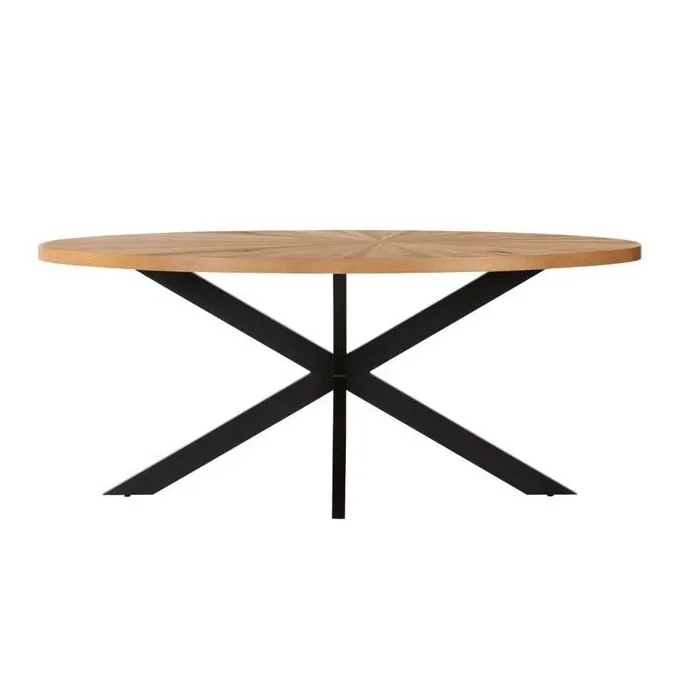 Century 1800 mm Oval Dining Table - Oak | Murphy Furniture