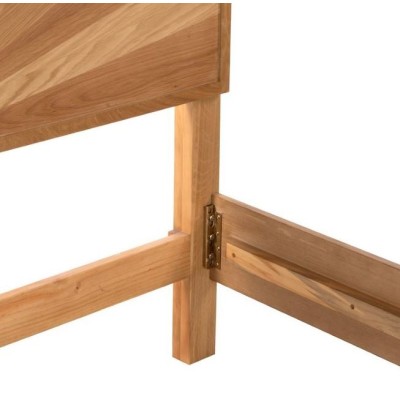 Century 5ft Bedframe - Oak | Murphy Furniture