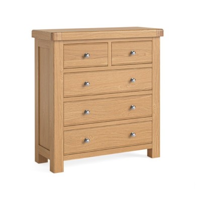 Gia 2+3 Drawer Chest - Oak | Murphy Furniture