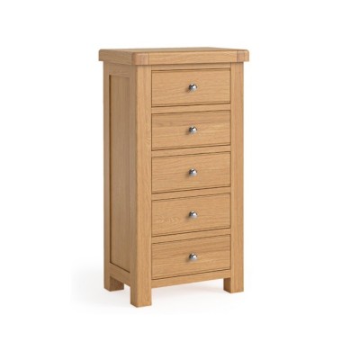 Gia Tall Boy Chest - Oak | Murphy Furniture