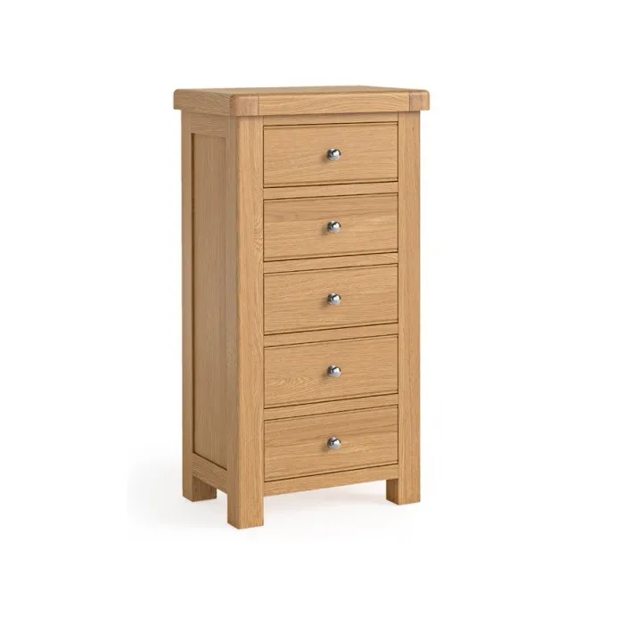 Gia Tall Boy Chest - Oak | Murphy Furniture