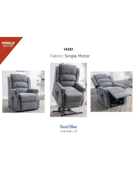 Drancy Single Motor Lift & Tilt Recliner | Murphy Furniture
