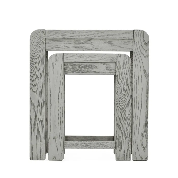 Tulip Nest of Tables - Grey Stain Oak | Murphy Furniture