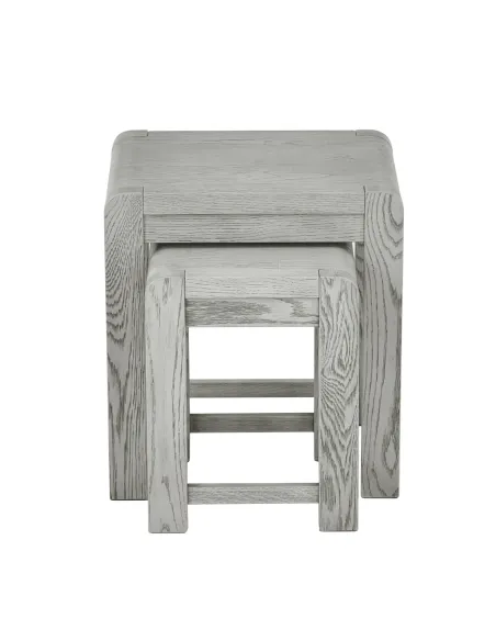 Tulip Nest of Tables - Grey Stain Oak | Murphy Furniture