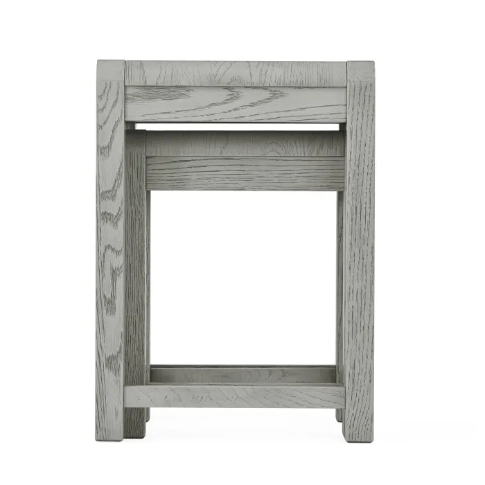 Tulip Nest of Tables - Grey Stain Oak | Murphy Furniture