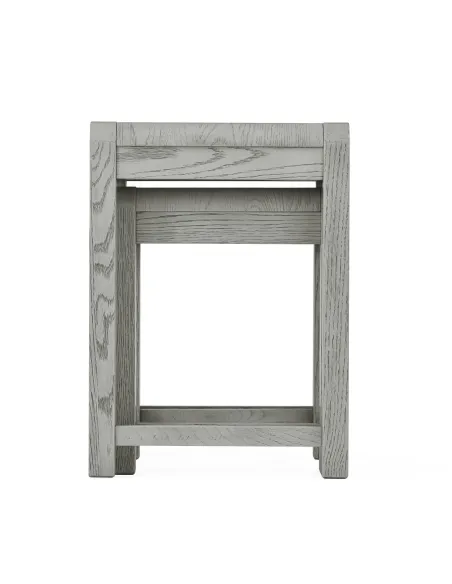 Tulip Nest of Tables - Grey Stain Oak | Murphy Furniture