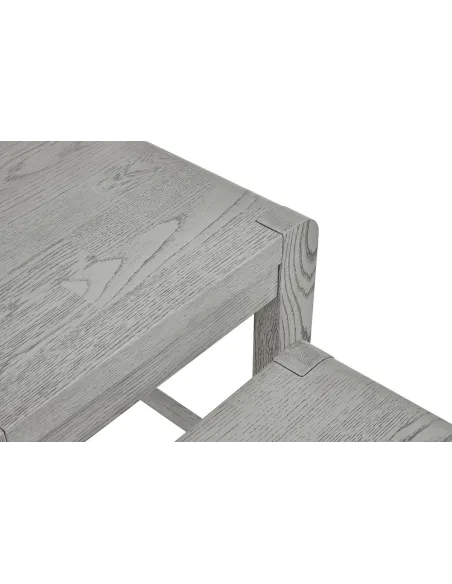 Tulip Nest of Tables - Grey Stain Oak | Murphy Furniture