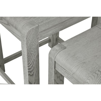 Tulip Nest of Tables - Grey Stain Oak | Murphy Furniture