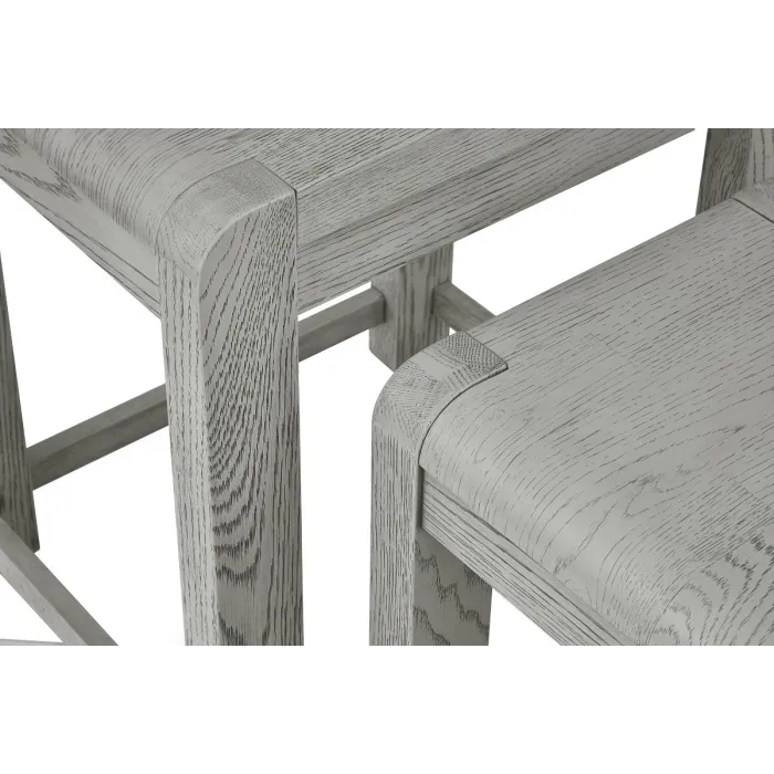 Tulip Nest of Tables - Grey Stain Oak | Murphy Furniture