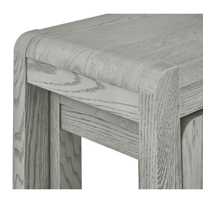 Tulip Nest of Tables - Grey Stain Oak | Murphy Furniture