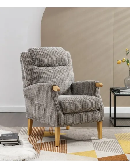Lisbon Fireside Armchair - Latte | Murphy Furniture